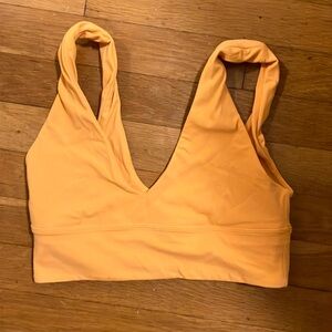 Lululemon sherbet orange sports bra
